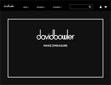 Tablet Screenshot of davidbowler.com